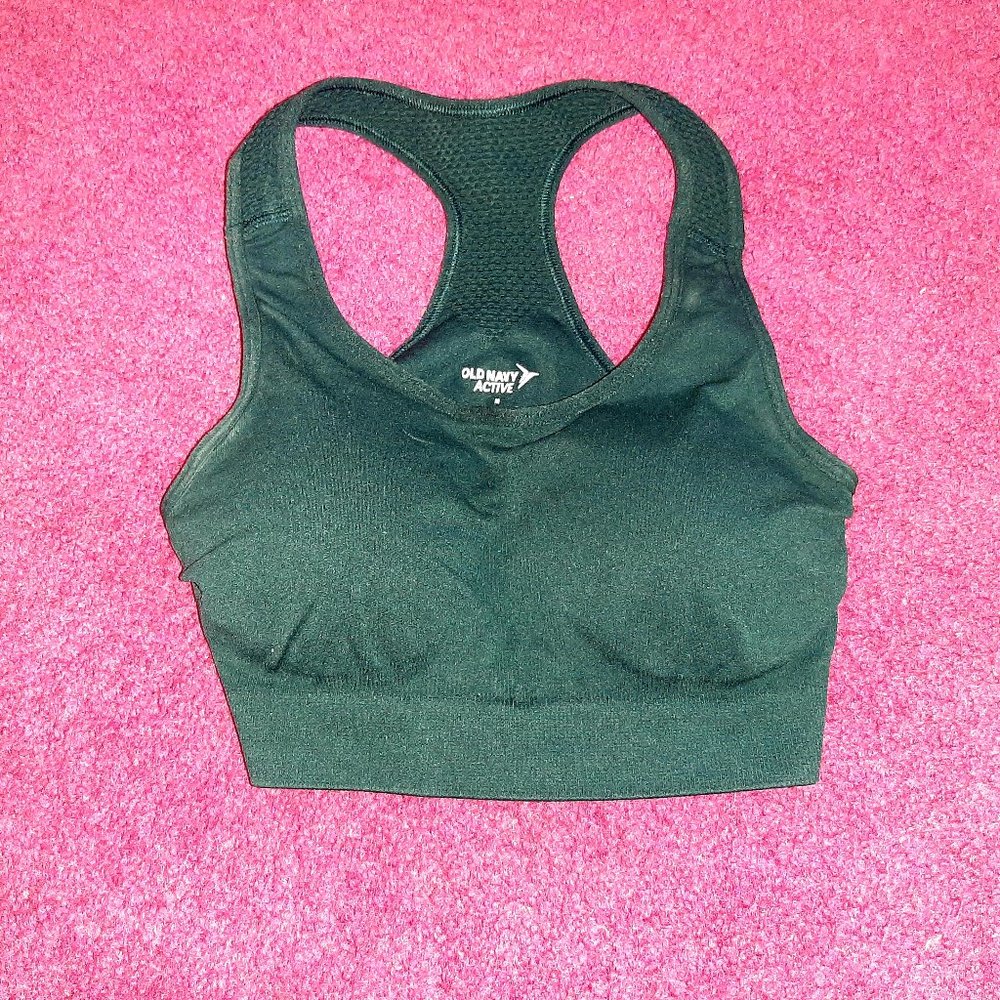 Dark Green Sports Bra size medium